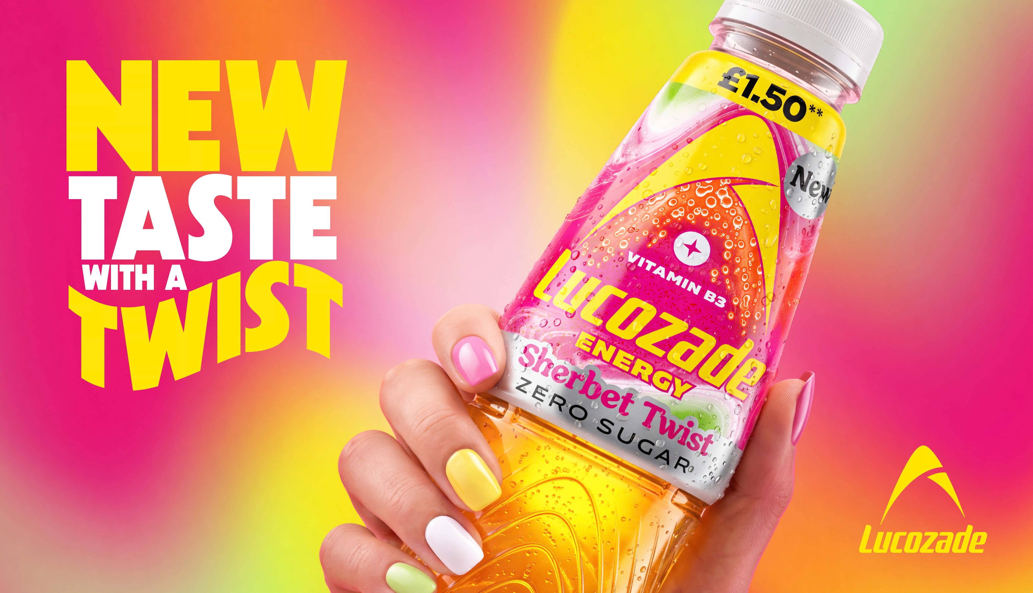Lucozade adds a Sherbet Twist with new zero sugar flavour