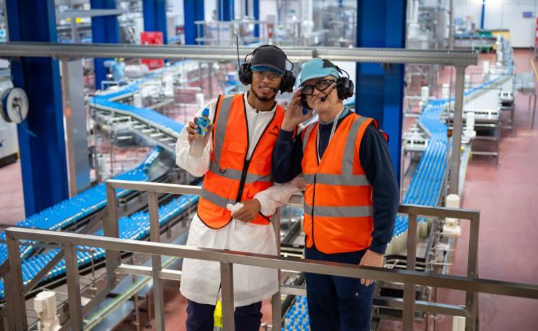 England star Jude Bellingham visits Coleford factory to see his personalised Lucozade drink being made